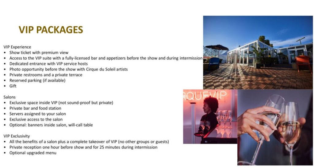 Cirque Du Soleil Kurios Toronto Ontario Place 2022 VIP Group Pricing