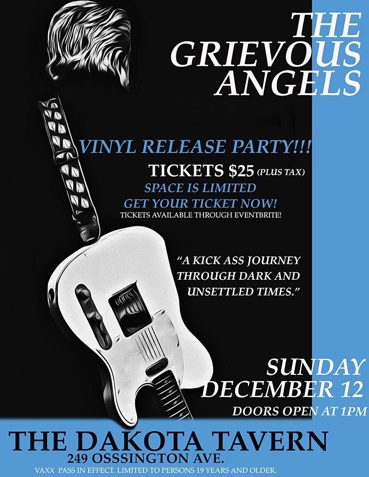 Grievous Angels Album Release Toronto December 12 2021
