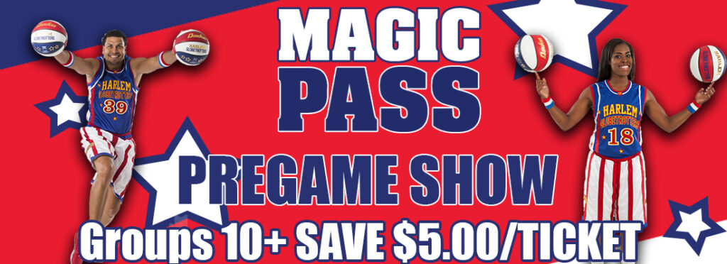 Picture of Harlem Globetrotters and Magic Pass for Group and Discount Ticket Perks