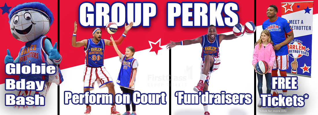 Picture of Harlem Globetrotters Group and Discount Ticket Group Perks