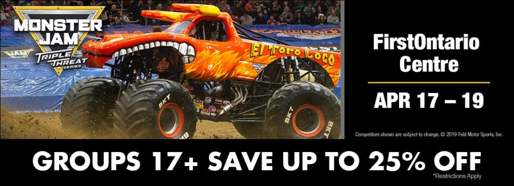 Monsterjam Triple Threat Hamilton Firstontario Centre First