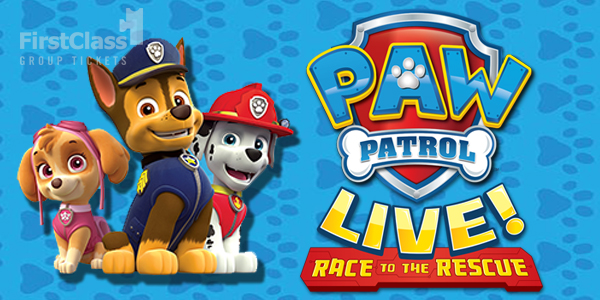 Discount tickets for PAW Patrol Live! Race to the Rescue November - December, 2019