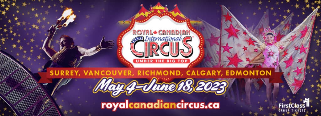 BOGO Savings for Royal Canadian Circus in Western Canada