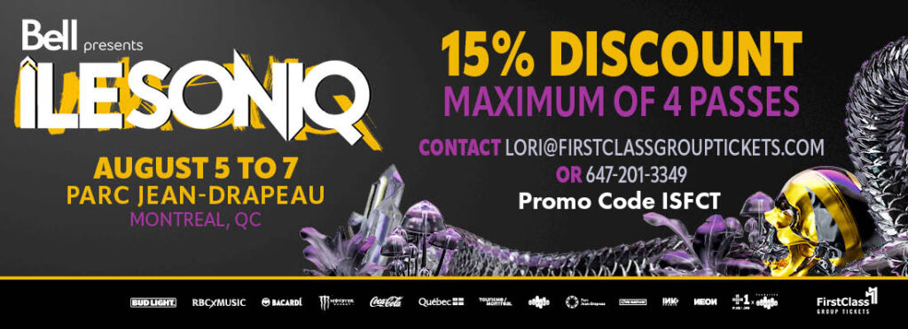 Tickets for IleSoniq Music Festival in Montreal. Use Promo Code LSFCT to save 15%